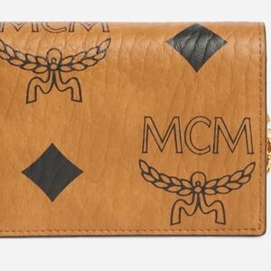 Authentic MCM Tan Leather Wallet